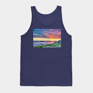 Sunset Seascape in France Tank Top